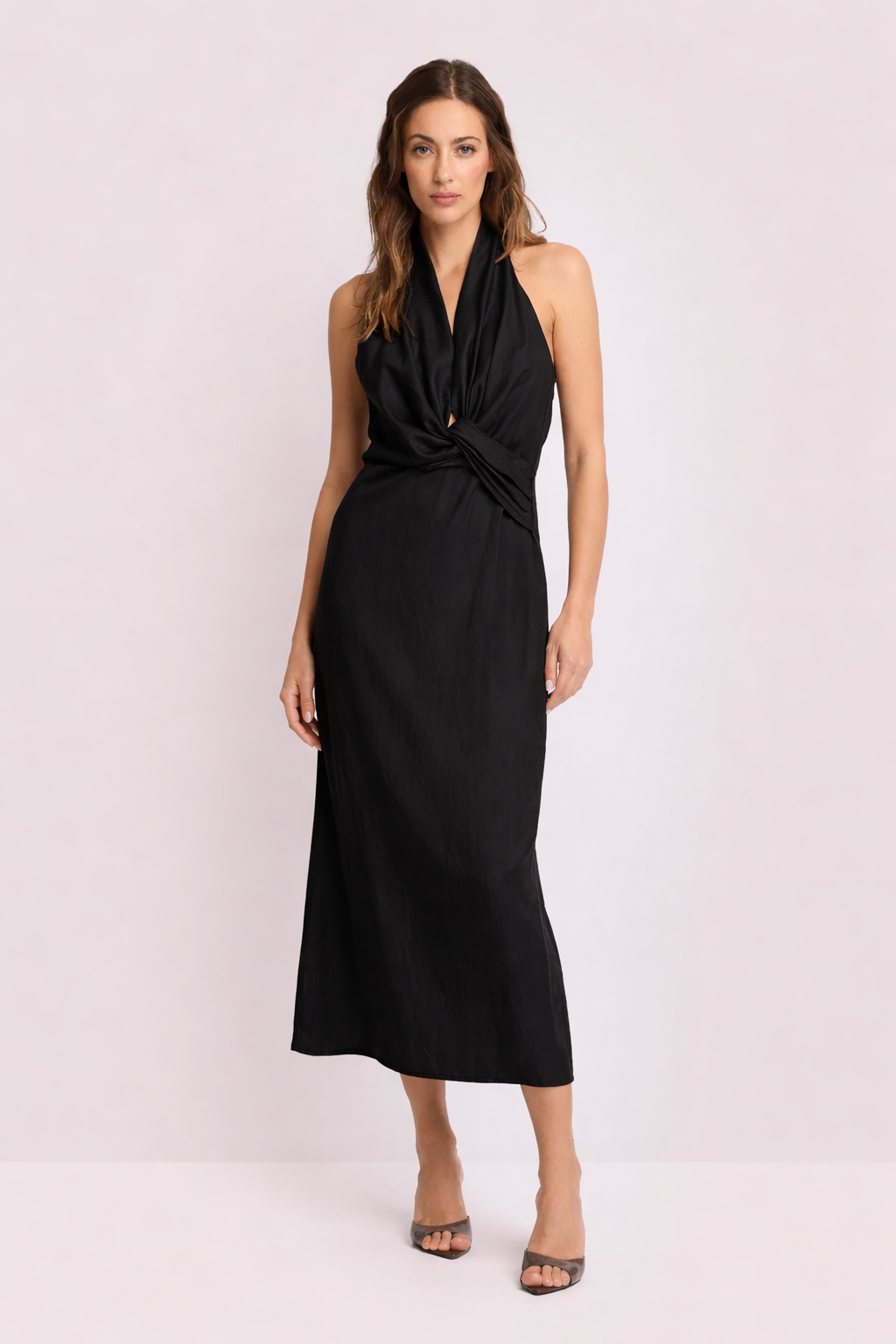 Twist Halter Maxi Dress Twist Halter Maxi Dress
