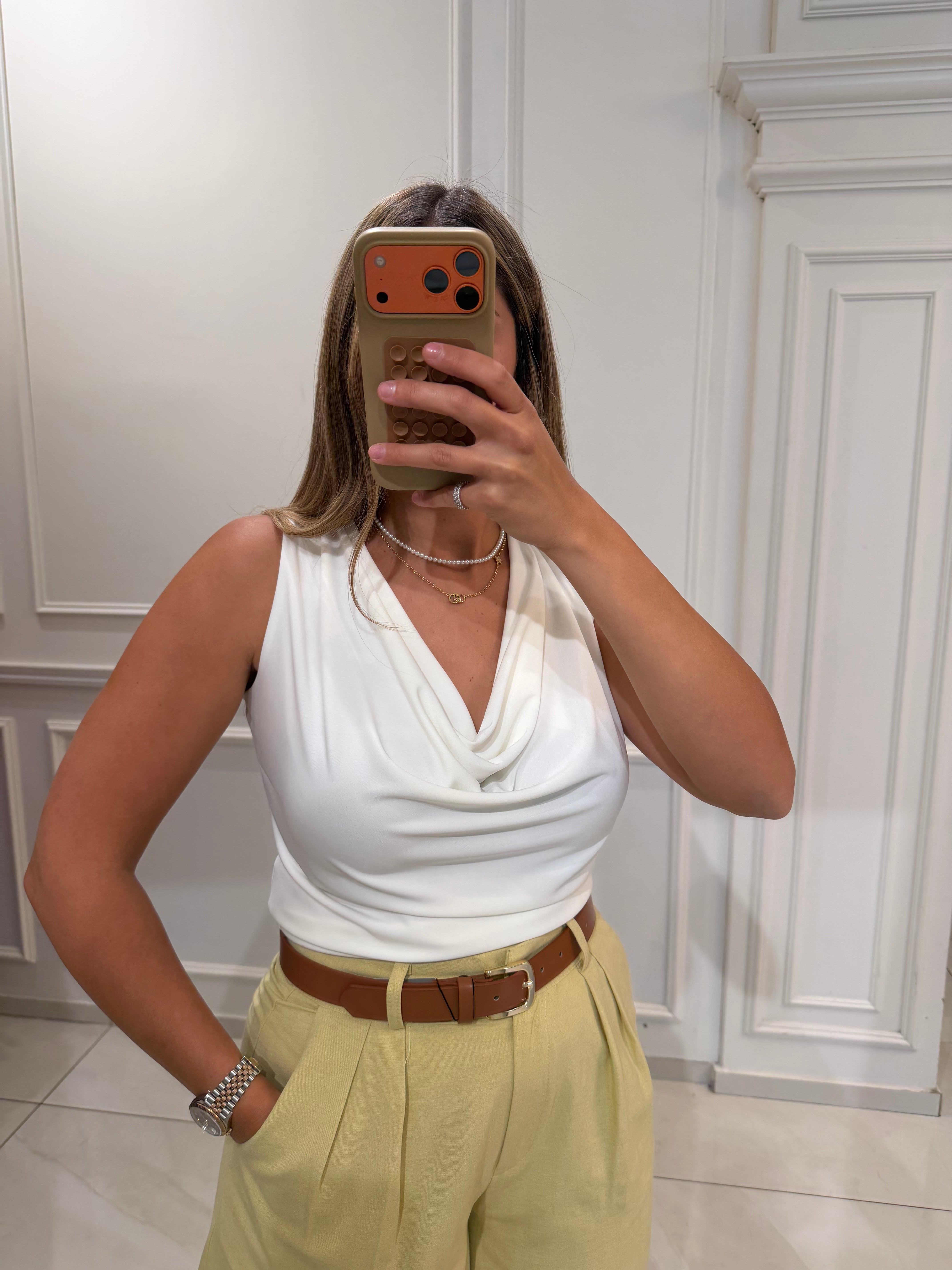 Drape Blouse