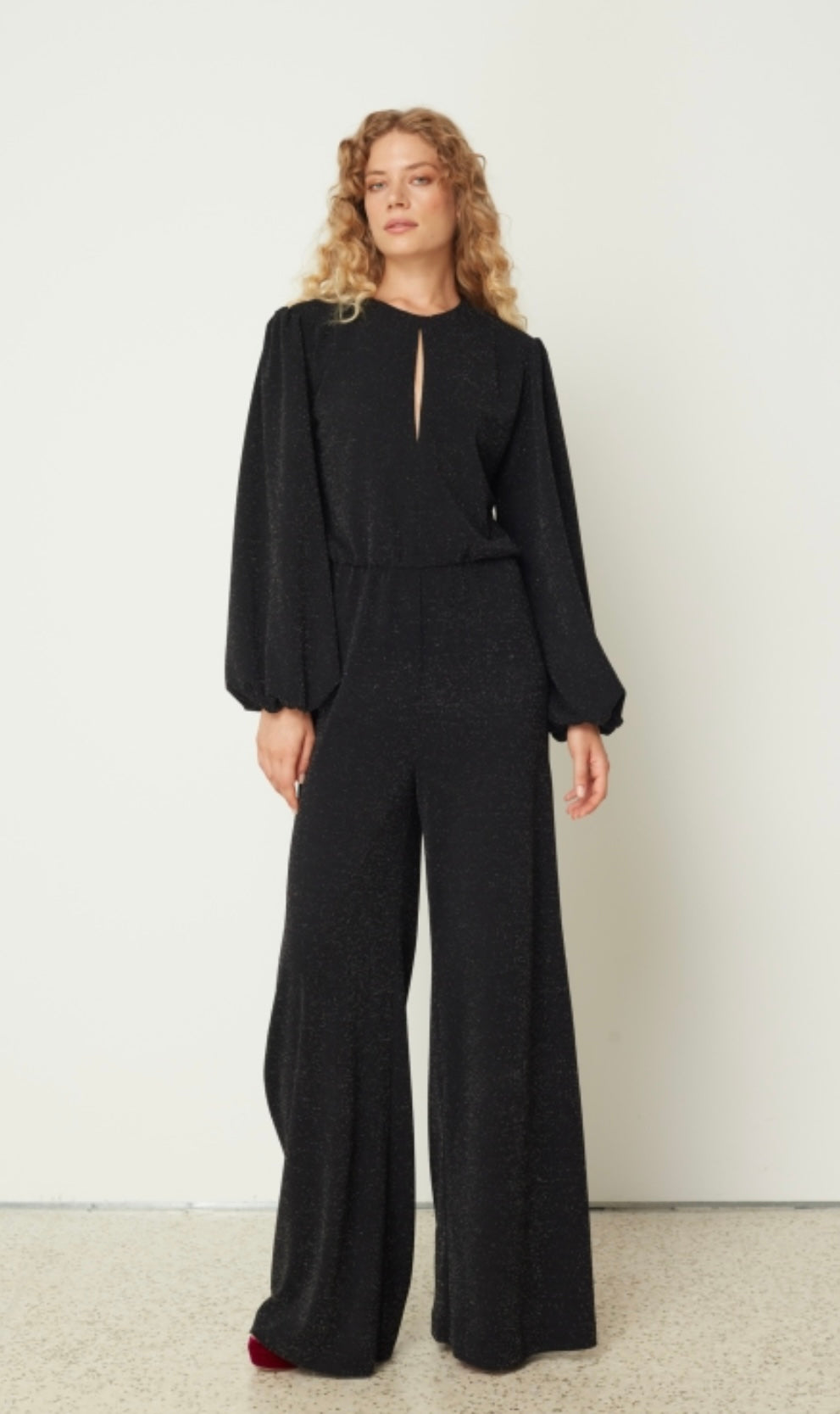 Lurex jumpsuit