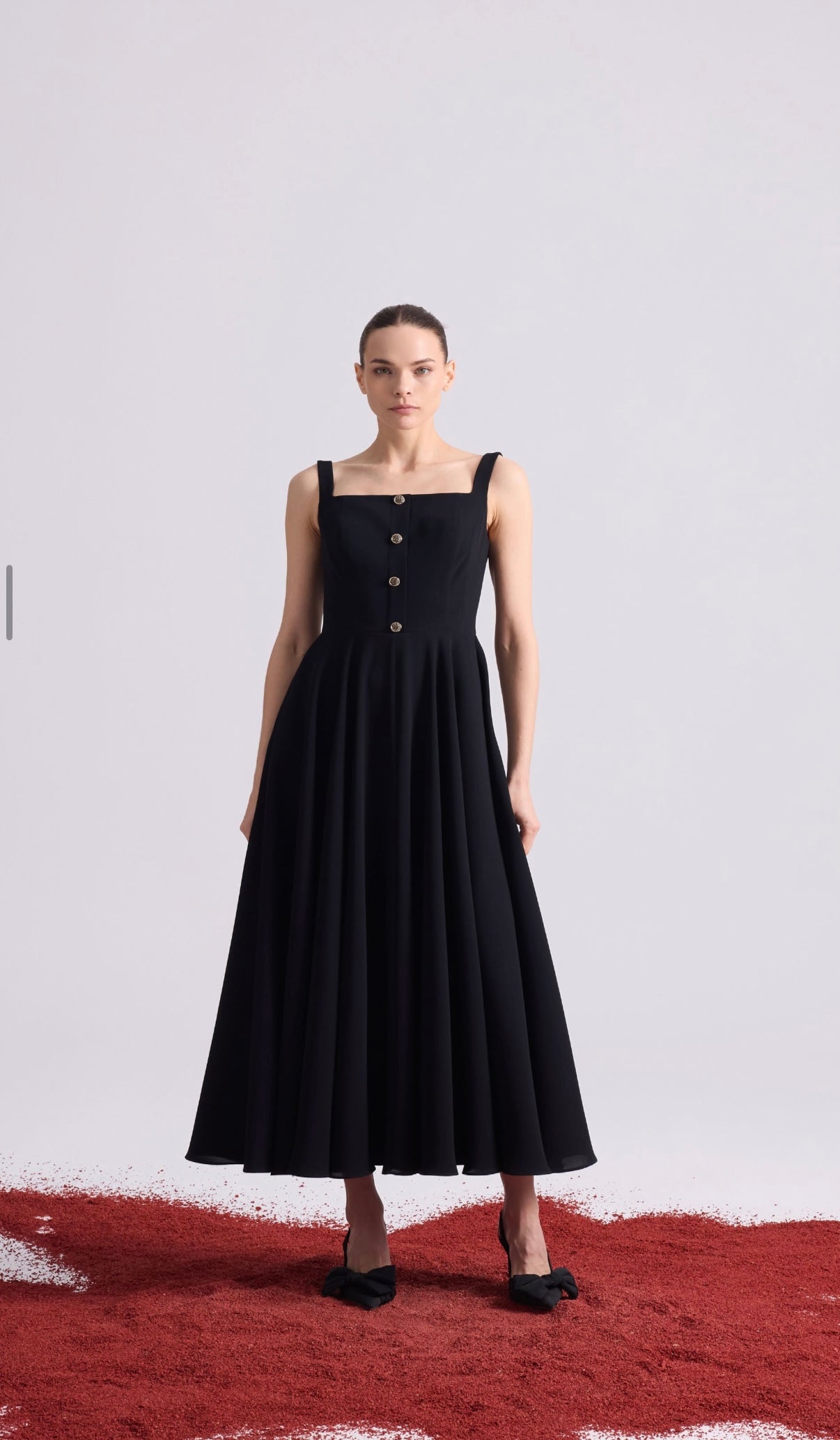 Square Dress with 4 buttons