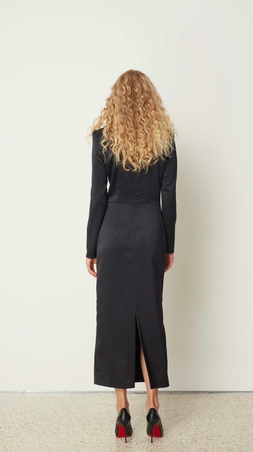 Shoulder Padded Dress