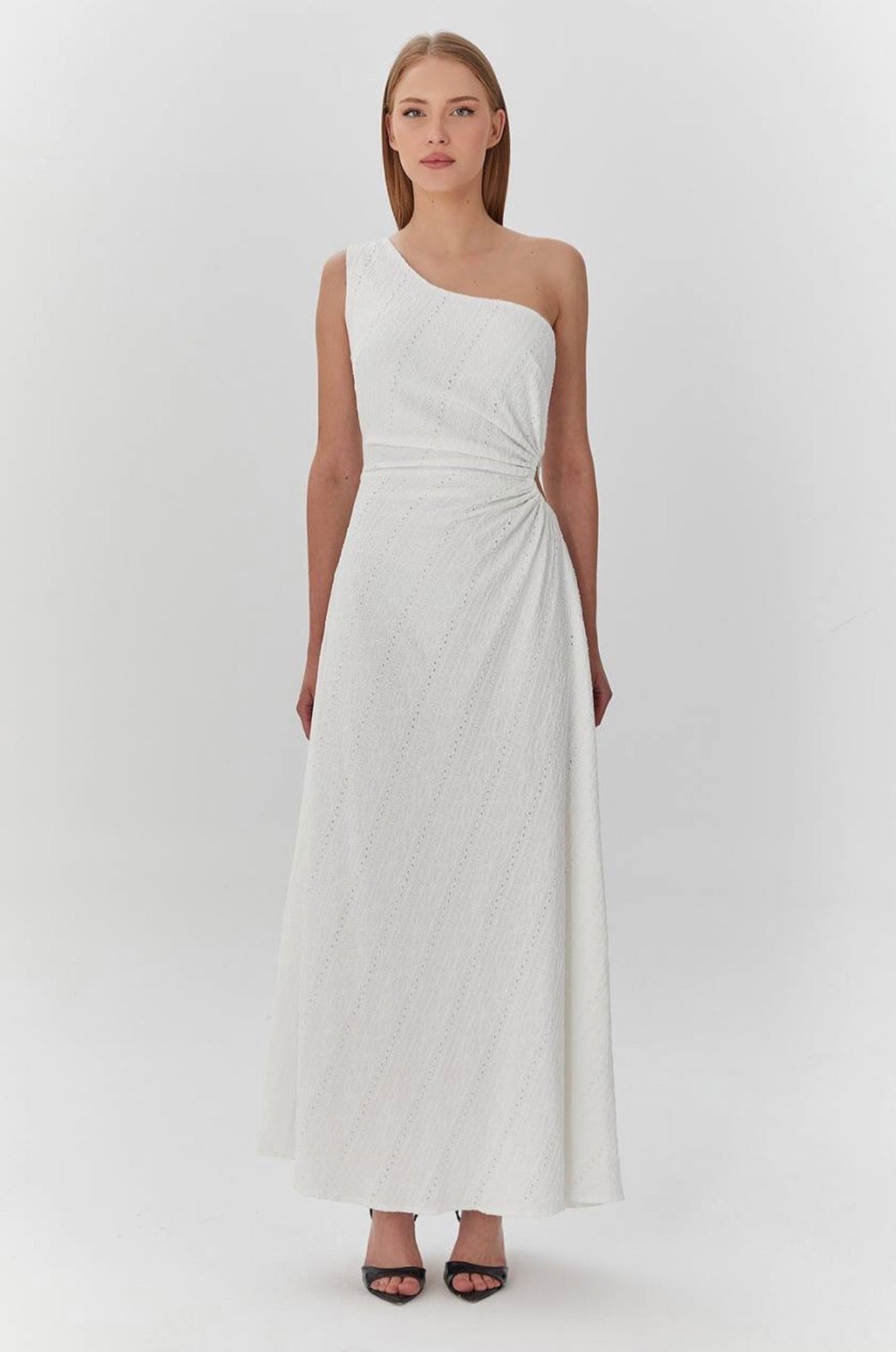 Lace Shoulder Dress
