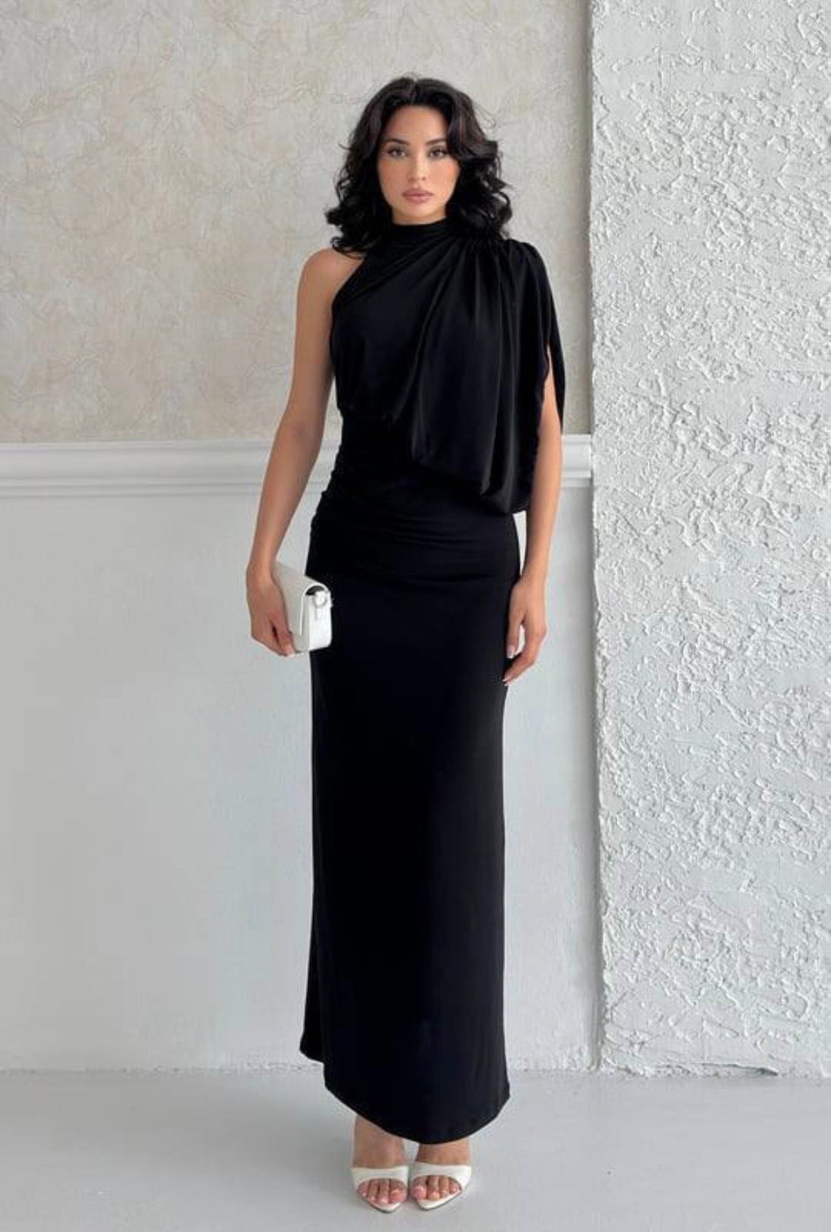 Laycra One Sleeve Dress