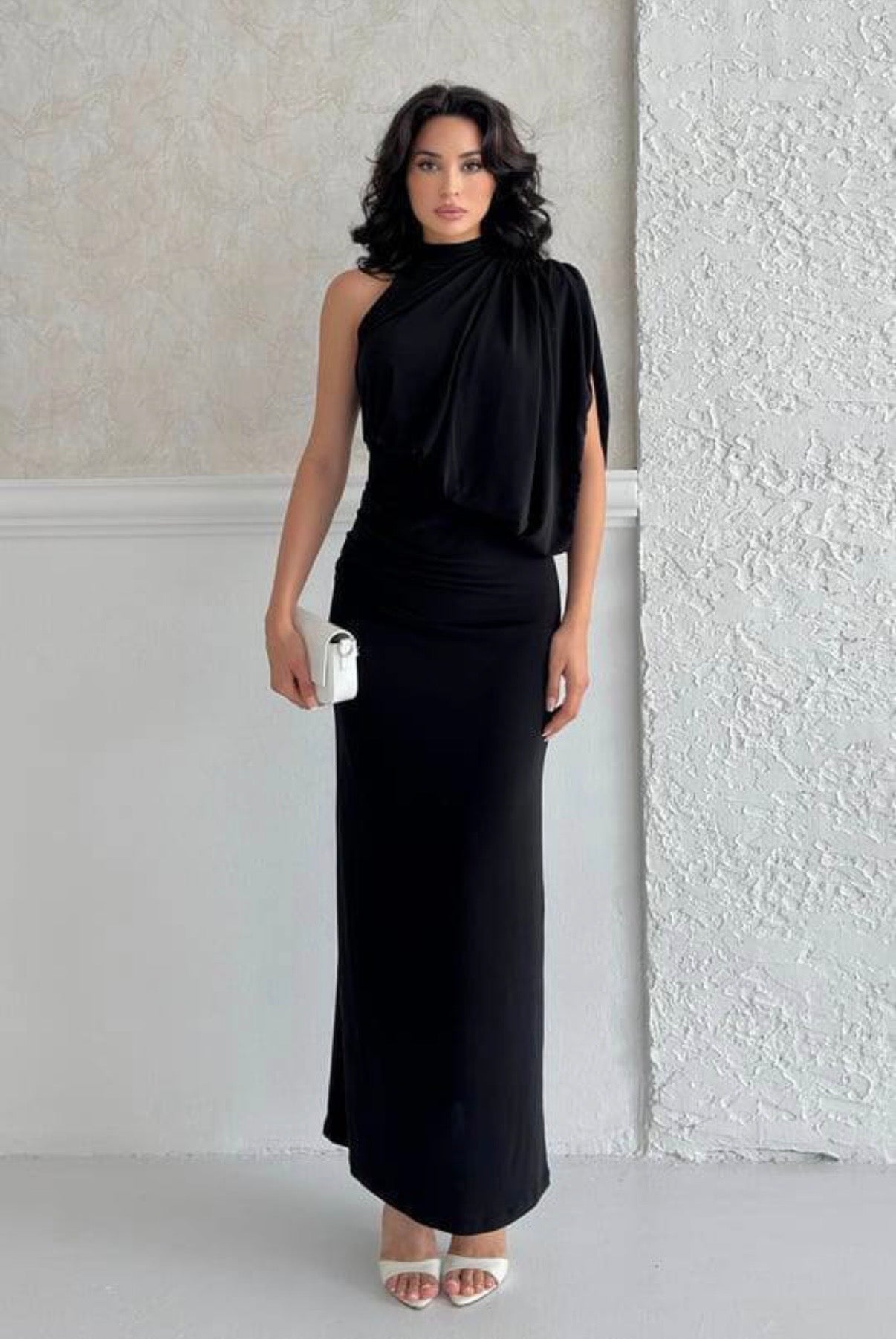 Laycra One Sleeve Dress