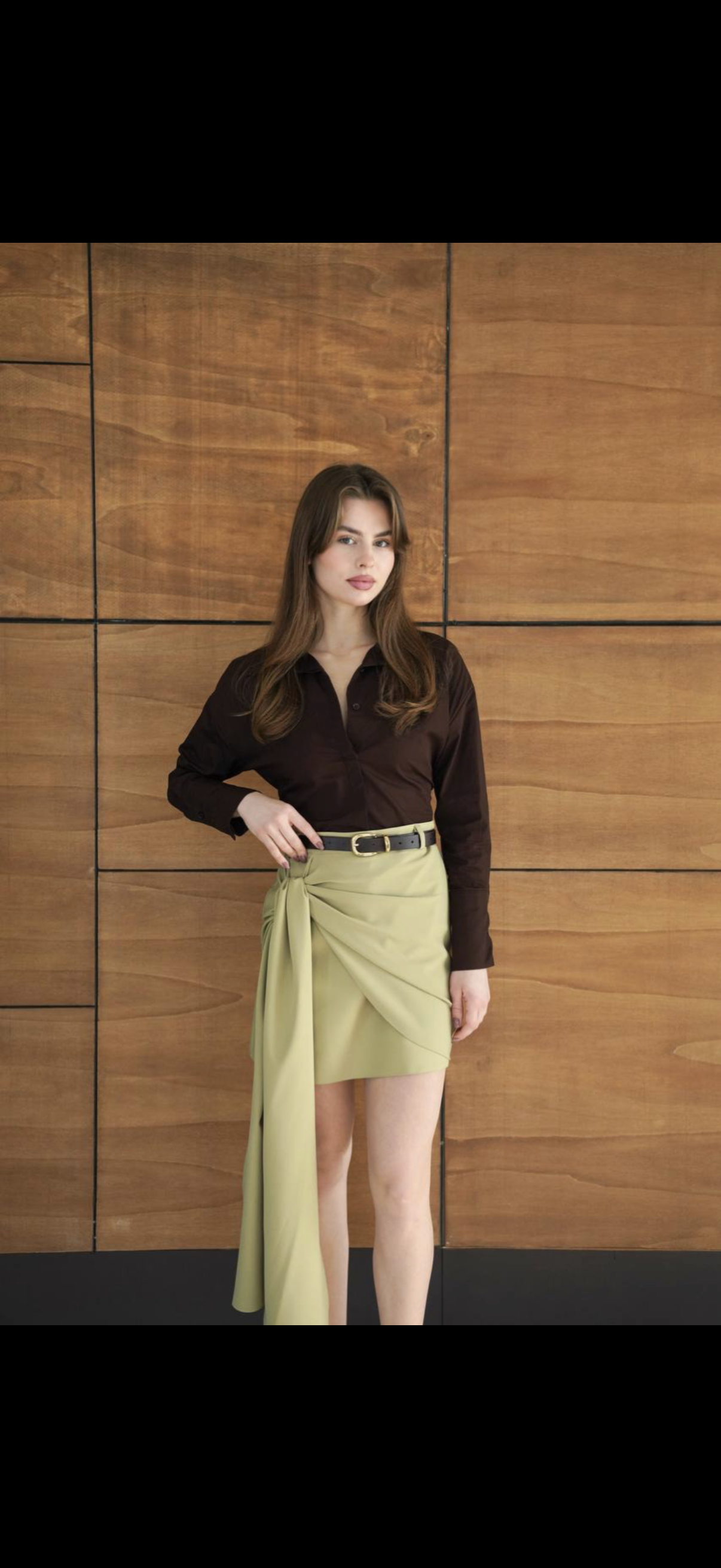 Skirt with Drape