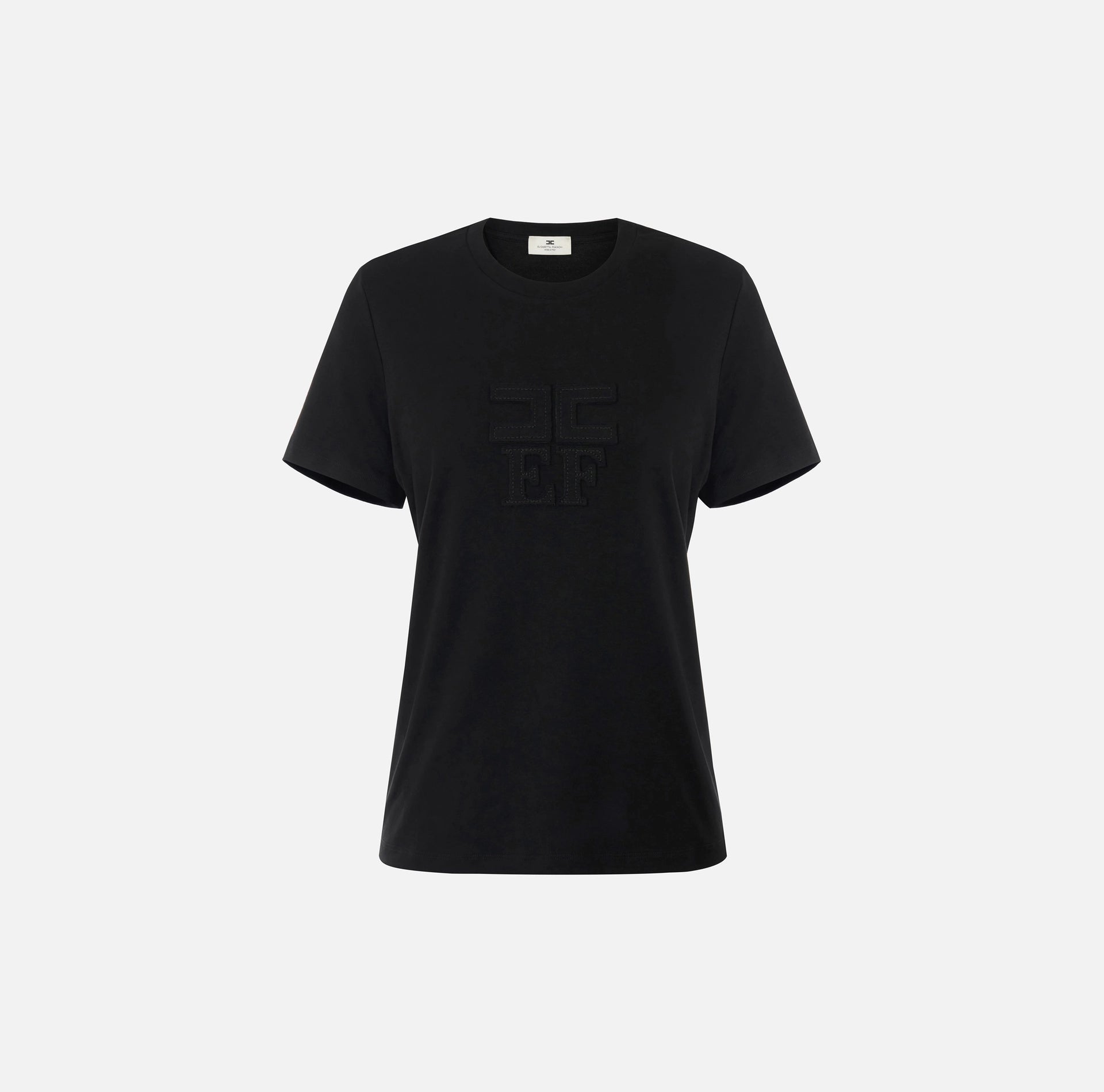 Jersey T-shirt with logos
