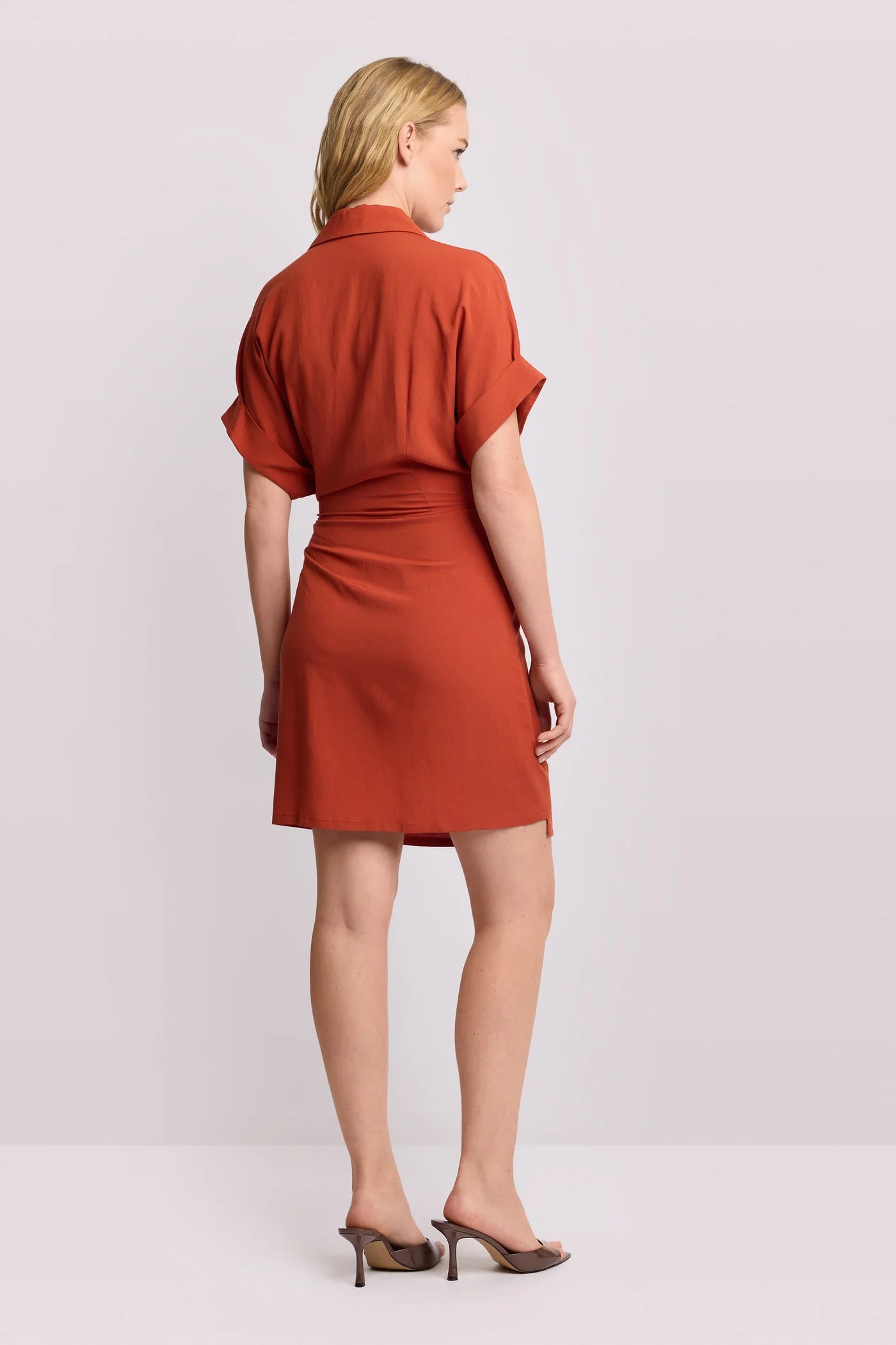 Wrap Shirt Dress