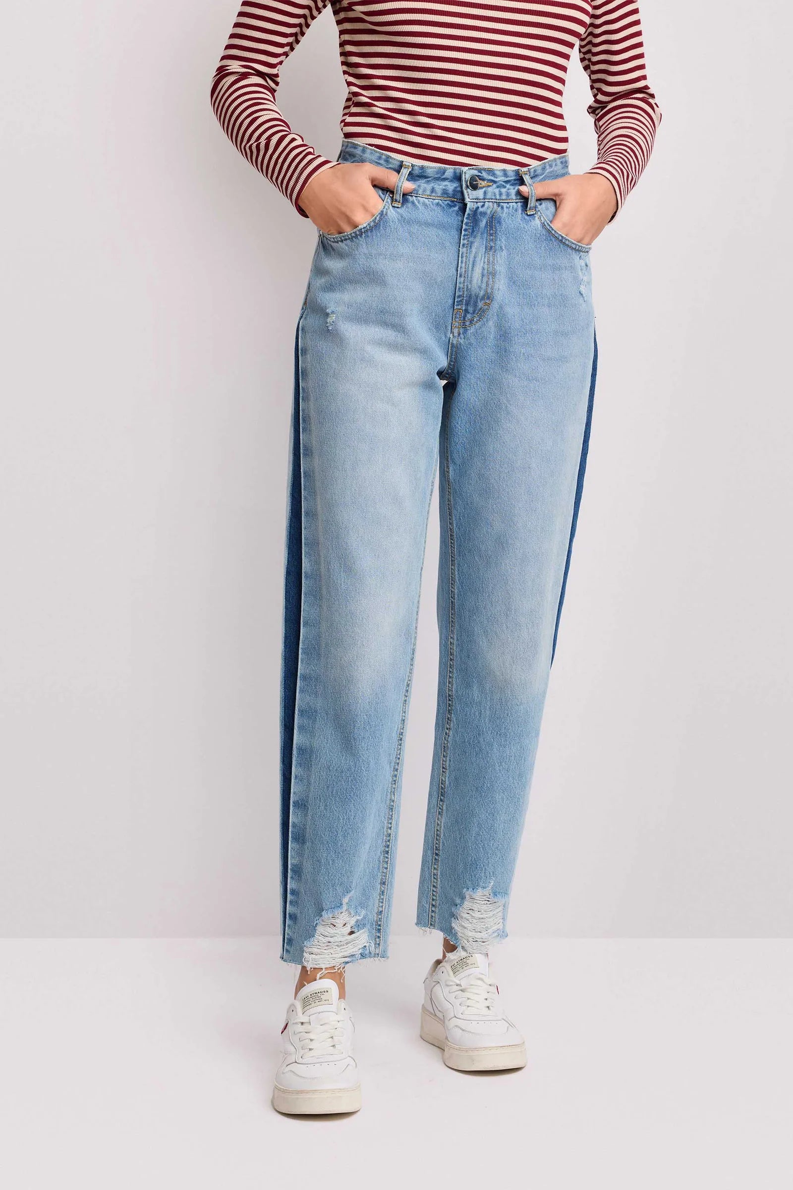 Relaxed Straight-Leg Jeans
