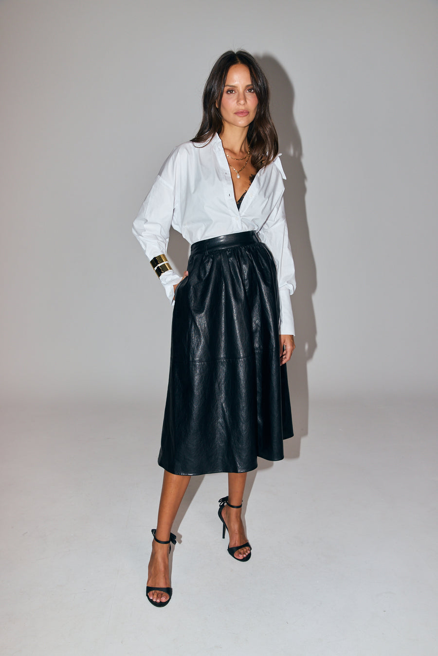 Leath Skirt