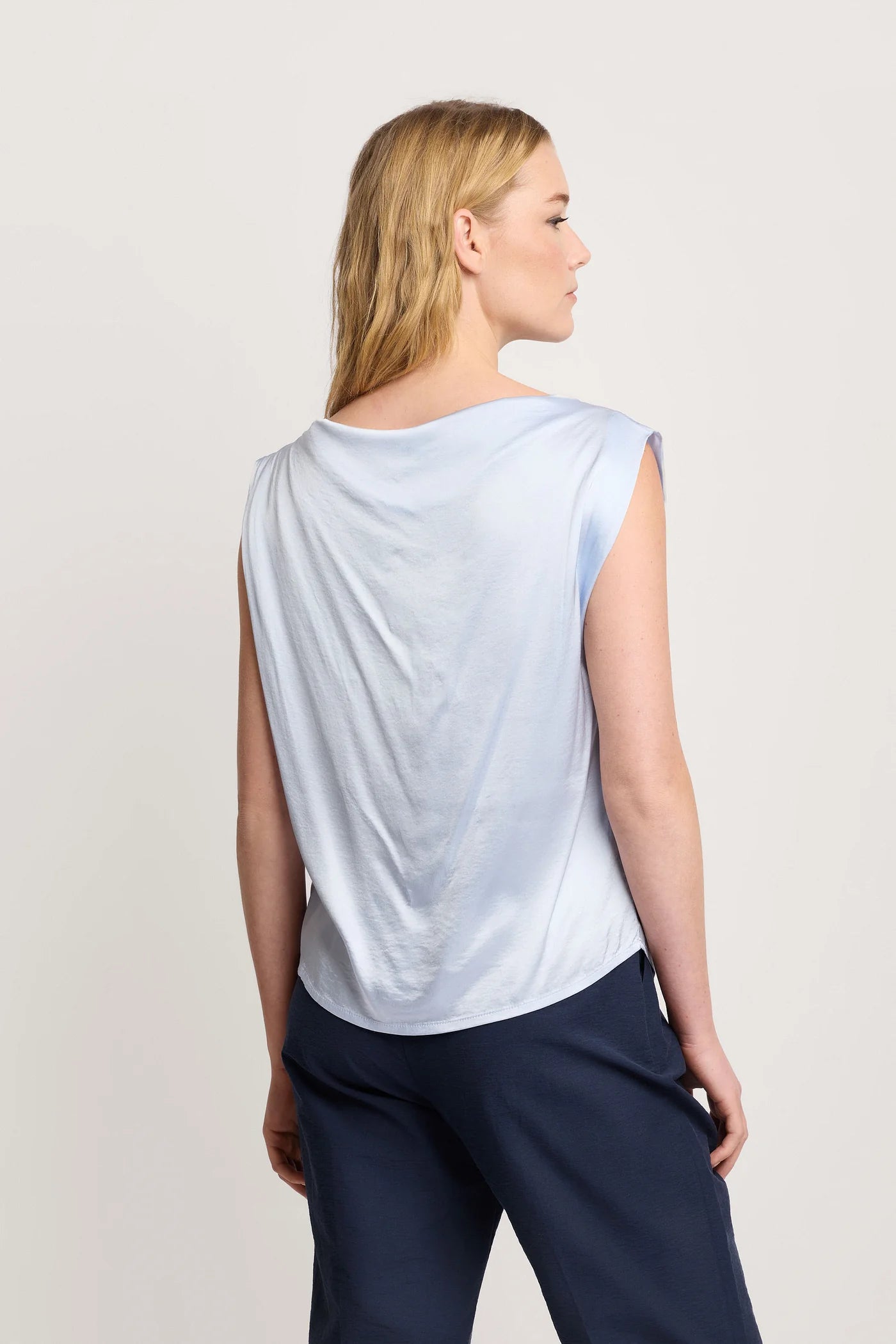 Wide shouldered blouse